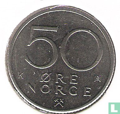Norvège 50 øre 1992 - Image 2