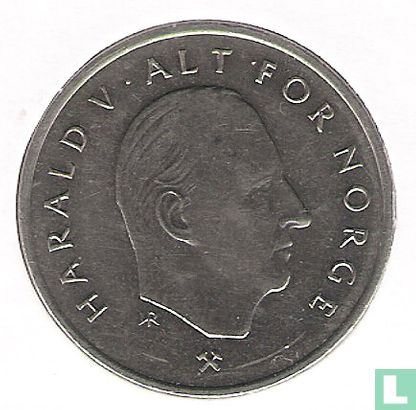 Norwegen 1 Krone 1992 - Bild 2