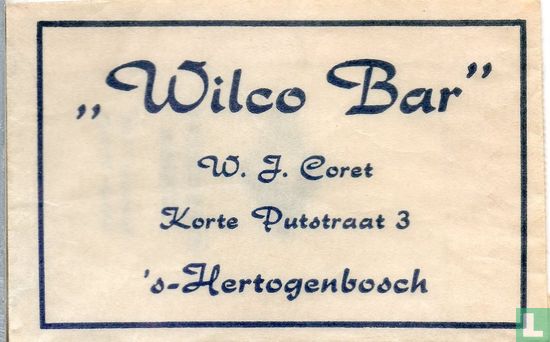 "Wilco Bar" - Afbeelding 1