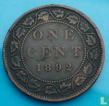 Canada 1 cent 1892 - Afbeelding 1
