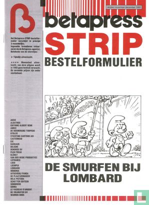 Strip Bestelformulier oktober/november/december 1992 - Image 1