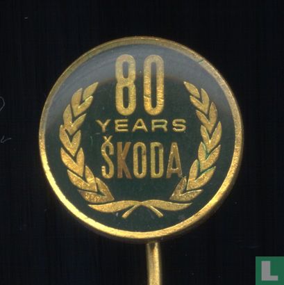 80 years Skoda [groen]