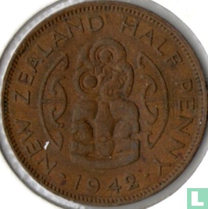 Nieuw-Zeeland ½ penny 1942 - Afbeelding 1