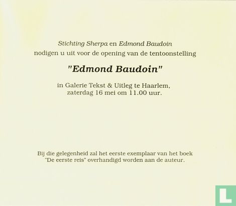 Uitnodiging tentoonstelling Edmond Baudoin in Haarlem - Image 3