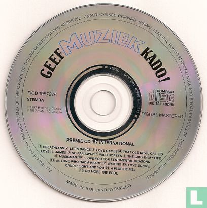 Premie CD Internationaal '87 - Image 3