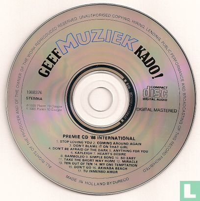 Premie CD Internationaal '88 - Afbeelding 3