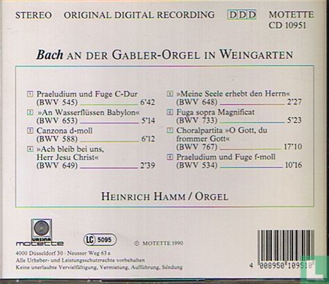 Bach An der Gabler-Orgel in Weingarten - Image 2
