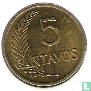 Peru 5 centavos 1952 - Image 2