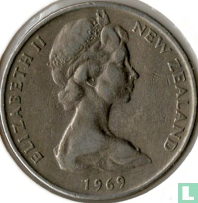 New Zealand 20 cents 1969 - Image 1