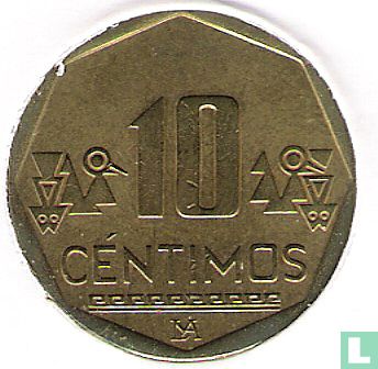 Pérou 10 céntimos 2001 - Image 2