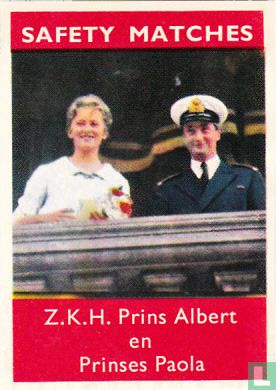 Z.K.H. Prins Albert en Prinses Paola
