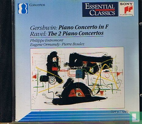 Gershwin: Piano Concerto in F + Ravel: The 2 Piano Concertos - Afbeelding 1