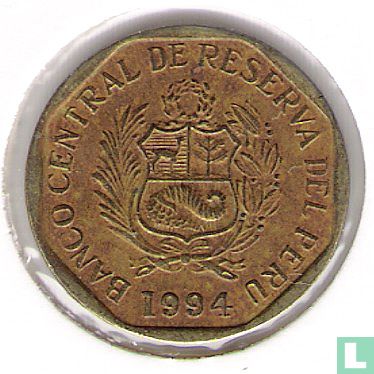 Pérou 10 céntimos 1994 - Image 1