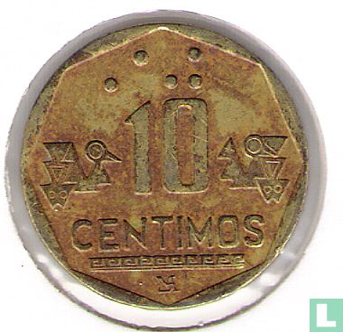 Peru 10 céntimos 1994 - Image 2