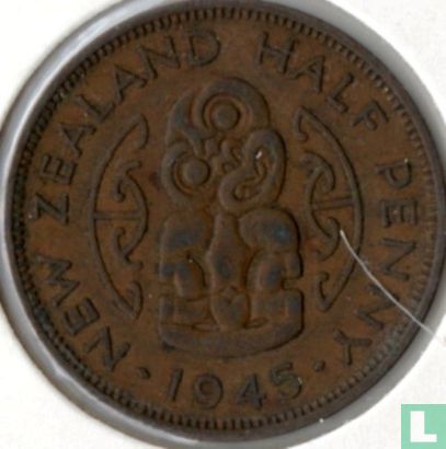 Nieuw-Zeeland ½ penny 1945 - Afbeelding 1