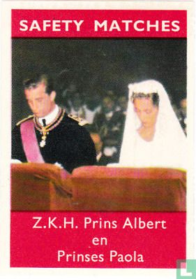 Z.K.H. Prins Albert en Prinses Paola