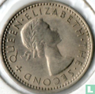 Nouvelle-Zélande 3 pence 1953 - Image 2
