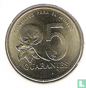 Paraguay 5 guaranies 1992 "FAO" - Image 2
