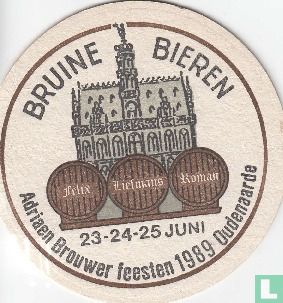 Bruine bieren Adriaen Brouwer feesten 1989 Oudenaarde 
