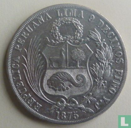 Peru 1 Sol 1875 - Bild 1