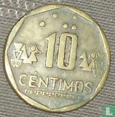Pérou 10 céntimos 1999 - Image 2