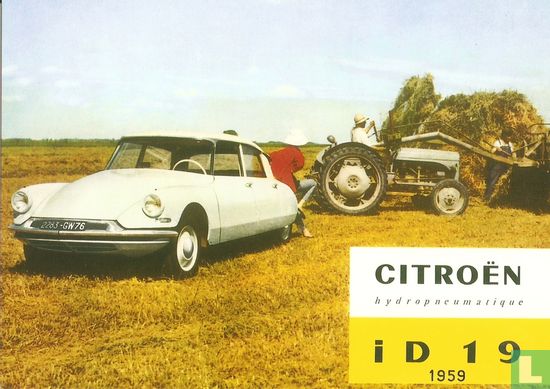 Citroën DS and Tractor - Afbeelding 1