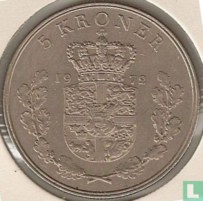 Denmark 5 kroner 1972 - Image 1
