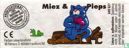 Miez & Pieps (bruine wip) - Afbeelding 2