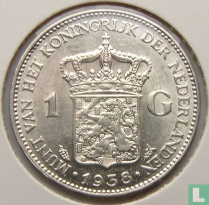 Pays-Bas 1 gulden 1938 - Image 1