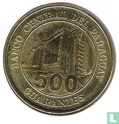 Paraguay 500 guaranies 2002 - Image 2