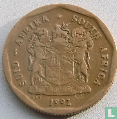 Afrique du Sud 50 cents 1992 - Image 1