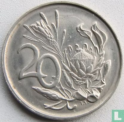 Afrique du Sud 20 cents 1988 - Image 2