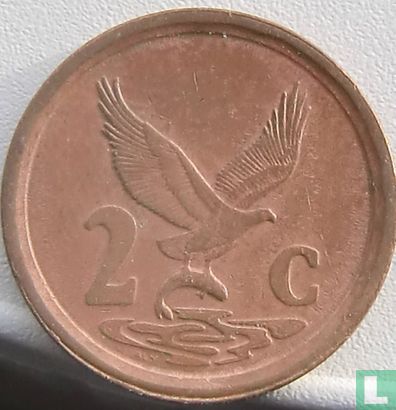 Afrique du Sud 2 cents 1994 - Image 2