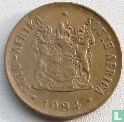 Afrique du Sud 1 cent 1984 - Image 1