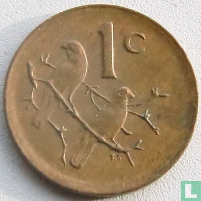 Afrique du Sud 1 cent 1984 - Image 2