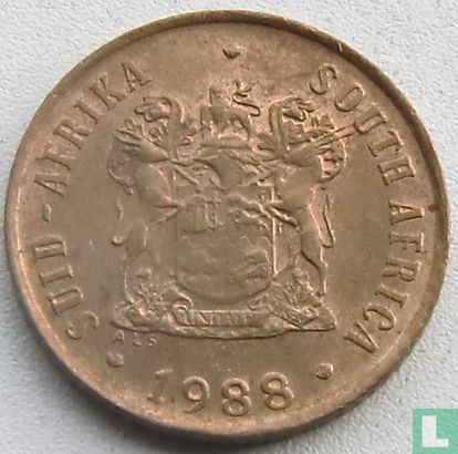 South Africa 1 cent 1988 - Image 1