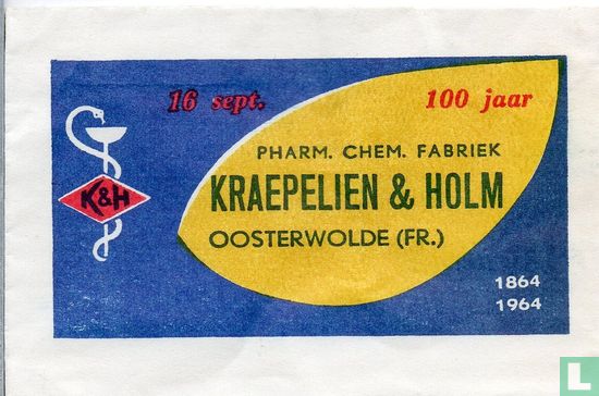 Pharm. Chem. Fabriek Kraepelien & Holm - Afbeelding 1