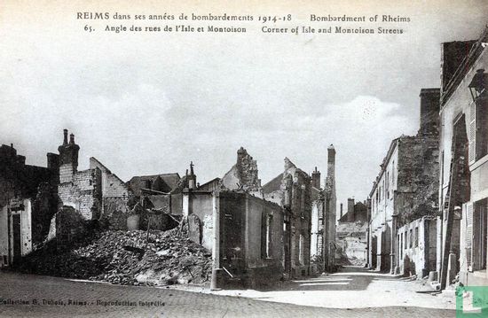 Reims bombardements 1914/18