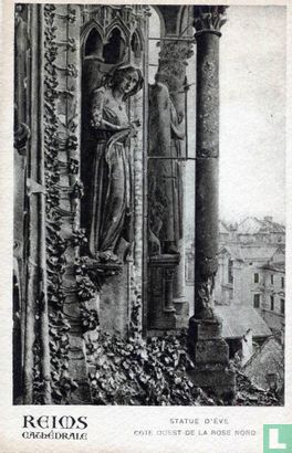 Statue d'Eve cathédrale de Reims