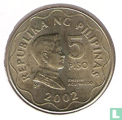 Philippines 5 piso 2002 - Image 1