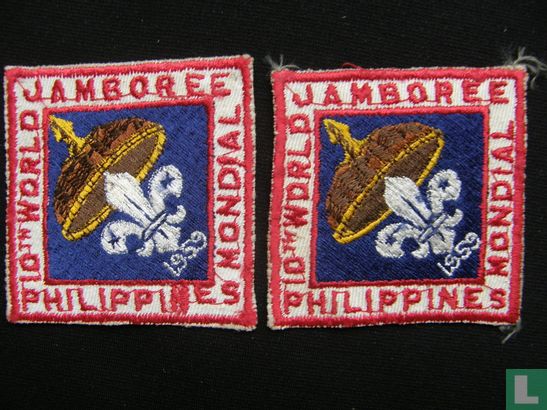Participants badge 10th World Jamboree (fake) - Afbeelding 3