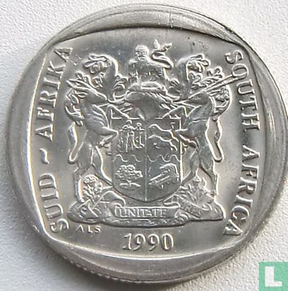 Afrique du Sud 2 rand 1990 - Image 1