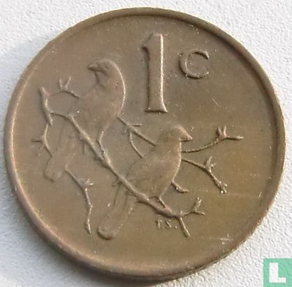 Zuid-Afrika 1 cent 1977 - Afbeelding 2