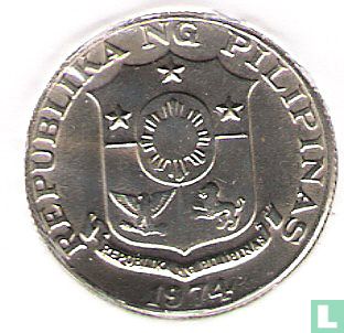 Filipijnen 10 sentimos 1974 - Afbeelding 1