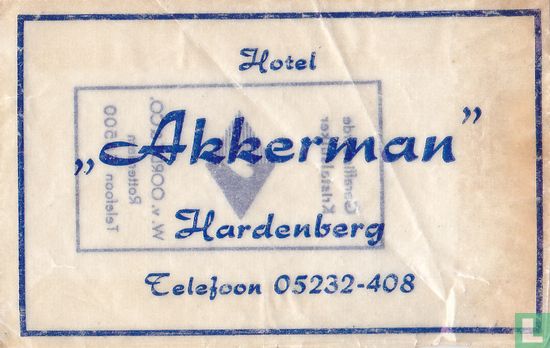Hotel "Akkerman"  - Afbeelding 1