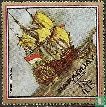 Paintings of sailing ships