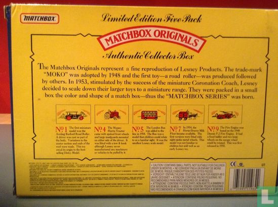 Matchbox Originals authentic collector box - Afbeelding 2