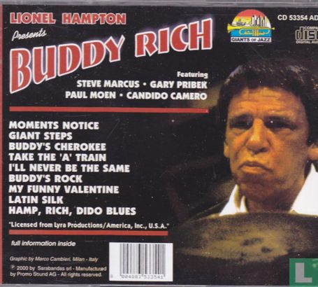 Lionel Hampton Presents Buddy Rich - Afbeelding 2