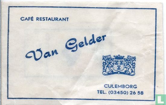 Café Restaurant Van Gelder - Afbeelding 1