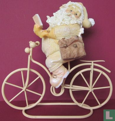 Vélo de dames avec le père Noël sur - Image 1